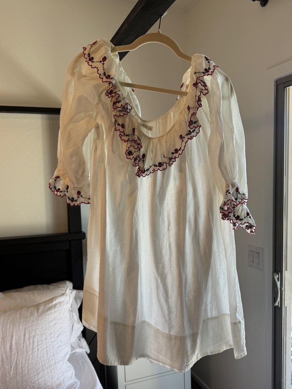 RARE Doen Chateau Dress in Salt Strawberry